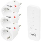 Somogyi Elektronic Dugalj szett, 3 aljzat, távirányítóval, 2300 W, HOME, fehér (LUSE010) - irodasziget