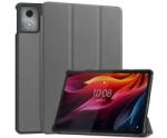 Gigapack Lenovo Tab K11 Plus (TB352) tok álló, bőr hatású (flip, oldalra nyíló, trifold, asztali tartó) sötétszürke (GP-168341)