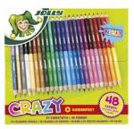 Jolly Superstick Crazy 24 db/48 szín kétvégű színesceruza készlet (3000-0518) (3000-0518)
