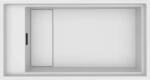 Elleci DIALOGO 360 WORKSTATION K96 WHITE BRONZ TARTOZÉKOKKAL Keratek plus mosogatótálcák (Dialogo 360 Workstation K96 White bronz tartozékokkal)