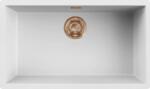Elleci ZEN-F 130 K96 WHITE BRONZ TARTOZÉKOKKAL Keratek plus mosogatótálcák (Zen-F 130 K96 White bronz tartozékokkal)