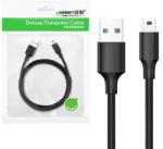 UGREEN US132 USB-mini USB kábel, 0, 25m (fekete)