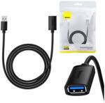 Baseus AirJoy Series USB 3.0 hosszabbítókábel, 1, 5m (fekete)