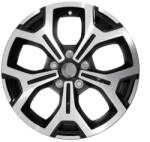 REN/DACIA Janta REN/DACIA 403006285R din Aliaj Model MALDIVES 6.5Jx17Inch Argintiu/Negru (403006285R)