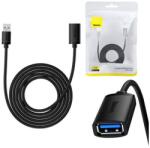 Baseus AirJoy Series USB 2.0 hosszabbítókábel, 3m (fekete)