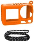 Sunnylife OA5-BHT885-C szilikon tok szíjjal az OSMO ACTION 5 PRO készülékhez (narancssárga) (OA5-BHT885-C) - kontaktor