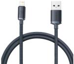Baseus Crystal Shine USB-Lightning kábel, 2.4A, 1.2m (fekete) - kontaktor