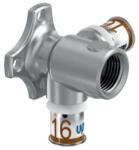 Uponor S-Press Plus Fém 90° átfolyós falikorong 20x1/2 BM