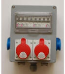 Csatári Plast CSE 041 elosztó szekrény (2db 2P+F, 2db 5p 16A, 2db 1C 16A és 2db 3C 16A) CSP 50005041 (CSP 50005041)