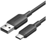 Vention USB 2.0 A - USB-C 3A kábel Vention CTQBF 1M (fekete)
