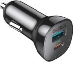 Choetech 38W QC3.0+PD20W autós töltő (fekete)