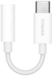 FONENG Audio cable 3.5mm jack to USB type-C Foneng BM21 (white)