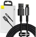 Baseus Tungsten Gold USB-Lightning kábel, 2, 4A, 2m (fekete)