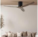 ZEVENTI - Ventilator de tavan SPELLO Wi-Fi Tuya, negru/stejar + telecomandă (ZV0039)