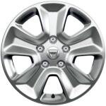 REN/DACIA Janta REN/DACIA 403004974R din Aliaj 6JxR16 Model Thema cu 5 Spite Late 5 Prezoane Argintiu (403004974R)