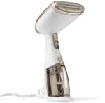 CONAIR Turbo ExtremeSteamer cu aburi cu 5 ajustari | Debit de abur 25g/min. | Timp de incalzire rapid | 3 accesorii pentru tesaturi fine si grele + cute | alb/bej (GS59XE)