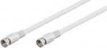 Goobay 50737 Type-F antenna kábel 1.5m - Fehér (50737-) (50737-Goobay)