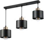 MAX-LED Пендел 3xE27/35W/230V черен/златист (MX0241)