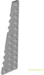 LEGO® Alkatrészek (Pick a Brick) Világos kékes-szürke 3x12 Bal Oldali Ék Elem 4208988 (4208988)