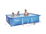 Bestway Fémvázas Erősített Fólia Medence Szett - 300x201 cm, Kék