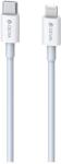 DEVIA USB Type-C - Lightning adat- és töltőkábel 1 m-es vezetékkel - Devia SmartSeries PD Cable for Lightning - 20W - fehér (MEN-R1-24595)