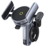 Baseus PRIMETRIP kerékpáros telefontartó (kormányra rögzíthető, mágneses, 5.2-7.2" méret) FEKETE C40569000121-00 (C40569000121-00)