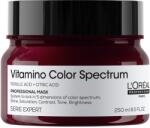 L'Oréal Serie Expert Vitamino Color Spectrum maszk a színrögzítésért, selymesebb és erősebb hajért, fényes hajért, felursavval és citromsavval szulfátok nélkül, vegán termék, 250 ml