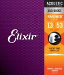 Elixir NanoWeb 80/20 Bronze 13-53 húrok (11182) (11182)