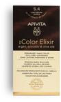 APIVITA My Color Elixir Tartós hajfesték, N5.4 Világos szaténréz, 50ml