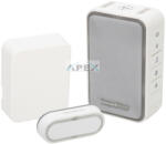 Honeywell DC315SCVL vezeték nélküli csengő, vezetékes - vezeték nélküli átlakítóval, 150m hatótáv, 6 dallam, időzíthető némítás, LED jelzőfény, állítható hangerő, elemes tápellátás