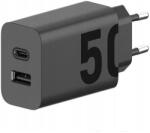 Motorola eredeti hálózati töltő Type-C Usb A 50W MC502/509 fekete b (5903396398018)