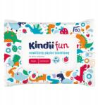Kindii Fun Nedvesítő WC-papír eper illat 60 db (5900095025795)