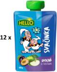 Hello gyümölcs snack szilvával 12 x 100 g