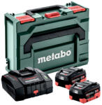 Metabo 685304000 Akkumulátor szett (alapkészlet) 2xLi-HD 18V/10, 0Ah és ASC 290 gyorstöltő, metaBOX 145 (685304000)