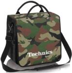 TECHNICS - BackBag lemezhordtáska, zöld/fehér terepmintás