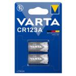 VARTA fotóelem CR123A, lítium, 2db/csomag 57983123269 (57983123269)