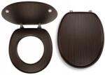 FERRO Furnérozott WC-ülőke Mdf (wc/wenge) /sm/ (WC/WENGE)