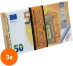 Optimum Set 3 x Carnet Notite, Model 500 Euro, 140 x 77 mm, 70 File, Optimum (HOK-3xKH-O4536)