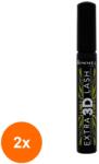 Rimmel London Set 2 x Mascara Rimmel London Extra 3D Lash Black, 8 ml (ROC-2xMAGT1007470TS)