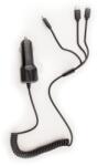 Kleiber Germany GZMT12 Univerzális telefontöltő, microUSB + Type-C + iPhone csatlakozással + USB 1A