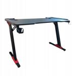 Timeless Tools Professzionális gamer asztal karbonszálas bevonattal, Led világítással (5999566958274)