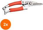 HARDEN Set 2 x Foarfeca pentru Vie, Manere Zamac, 200 mm, Harden (COR-2xZH630416) Foarfeca de gradina