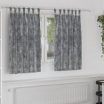 vidaXL 2 db gombfüles szürke függöny 140x140 cm (4107723)