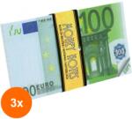 Optimum Set 3 x Carnet Notite, Model 100 Euro, 140 x 80 mm, 70 File, Optimum (HOK-3xKH-O8572)