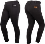 W-TEC Női motoros nadrág W-TEC Lukrecia, elasztikus, testhezálló, magas derekú fekete 4XL hosszított hossz (28110-4XL-E)