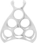 vidaXL Ezüst Borpolc 38 x 33 x 13 cm Alumínium (42000150)