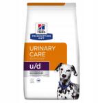 Hill's Hill' s Prescription Diet Canine u/d Urinary Care 10 kg + 4 kutyakonzervek GRÁTISZ