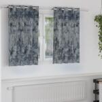 vidaXL Ezüst Szürke Függönyök Ezüst szürke Poliészter 140 x 140 cm (4107648)