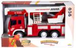 Sunman Camion de pompieri cu macara, lumini si sunete, Maxx Wheels, 1: 16