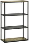 vidaXL Könyvespolc 70x35x110 cm Solid Wood Rough Mango (374102)